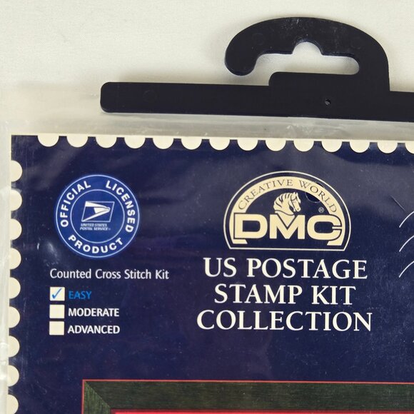 DMC "Houses Greetings" Counted Cross Stitch Kit US Postage Stamp Kit Collection - Picture 3 of 8